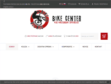 Tablet Screenshot of bike-center.si